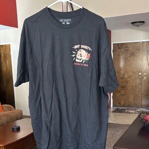 RIOT Society Black Skull Graphic Tee